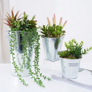 Fabrik Direct Supply Künstliche Sukkulente im Eisentopf