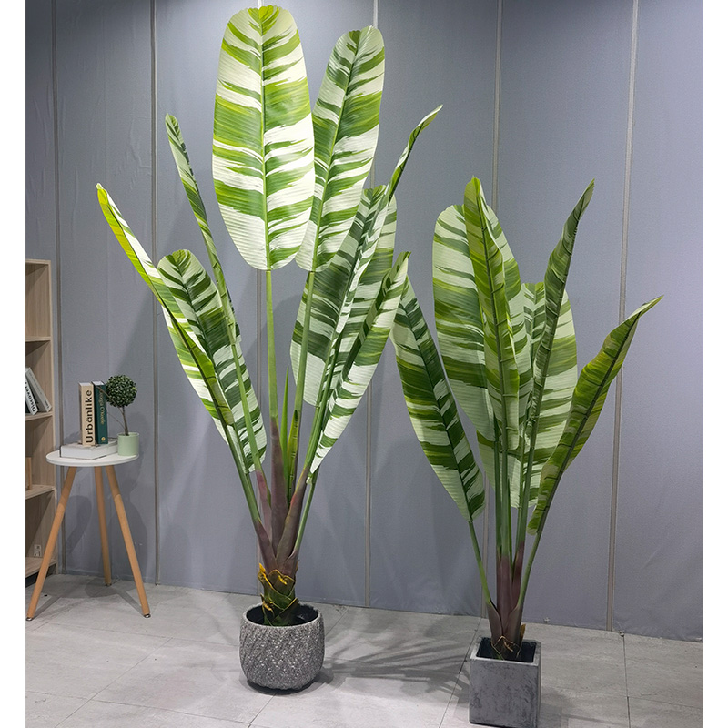[Schönheit der Bananenpalmen] Künstliche Plastikbananenpalme - Erstellen einesneuen Grünraums für Ihr Zuhause!